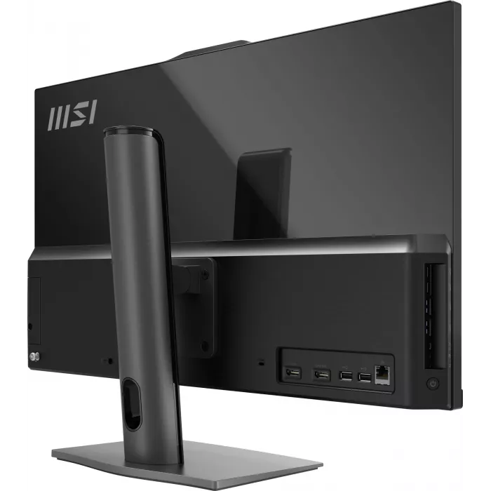 Моноблок MSI Modern AM272P 1MA-1490XRU 27" Full HD Core 3 100U (1.2) 16Gb SSD500Gb Graphics без ОС GbitEth WiFi BT 120W клавиатура мышь Cam черный 1920x1080