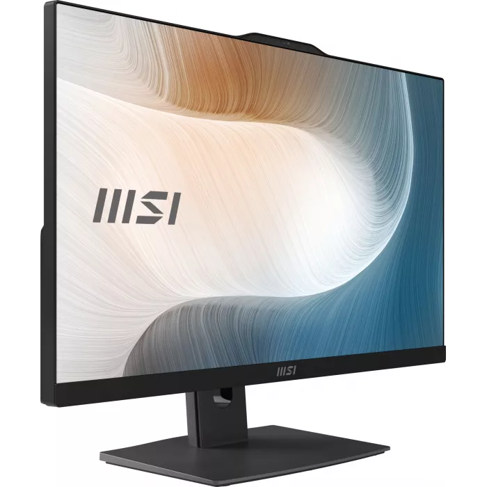 Моноблок MSI Modern AM242P 1MA-2454XRU 23.8" Full HD Core 5 120U (1.4) 8Gb SSD500Gb Graphics без ОС GbitEth WiFi BT 120W клавиатура мышь Cam черный 1920x1080