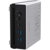 ПК Мини Chuwi UBox Ryzen 5 6600H (3.3) 16Gb SSD512Gb 660M Windows 11 Pro 2x2.5GbitEth WiFi BT 90W белый/черный