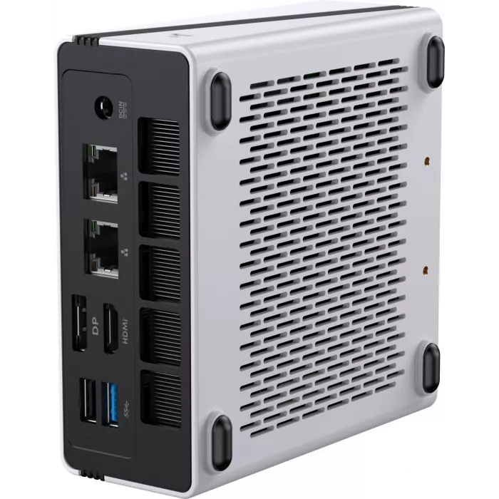 ПК Мини Chuwi UBox Ryzen 5 6600H (3.3) 16Gb SSD512Gb 660M Windows 11 Pro 2x2.5GbitEth WiFi BT 90W белый/черный