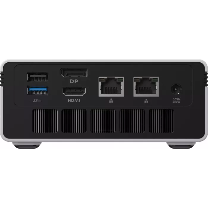 ПК Мини Chuwi UBox Ryzen 5 6600H (3.3) 16Gb SSD512Gb 660M Windows 11 Pro 2x2.5GbitEth WiFi BT 90W белый/черный