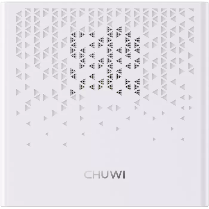 ПК Мини Chuwi UBox Ryzen 5 6600H (3.3) 16Gb SSD512Gb 660M Windows 11 Pro 2x2.5GbitEth WiFi BT 90W белый/черный