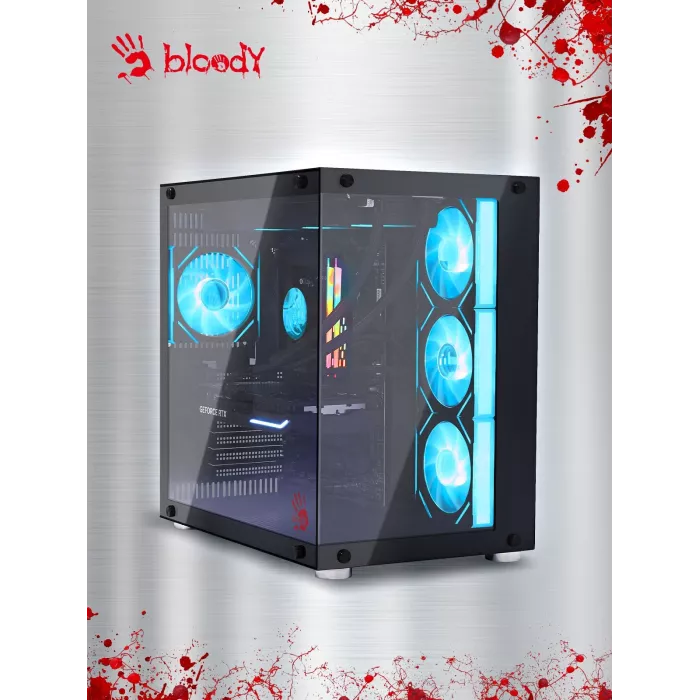 ПК Bloody BD-PC CZ79C3 MT i7 13700KF (3.4) 64Gb SSD1Tb RTX5080 16Gb Windows 11 Home 64 GbitEth 850W черный (RUS) (2086027)