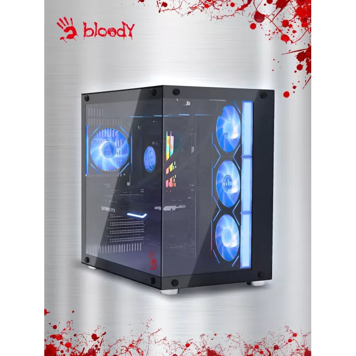 ПК Bloody BD-PC CZ79C3 MT i7 14700F (2.1) 64Gb SSD1Tb RTX5080 16Gb Windows 11 Home 64 GbitEth 850W черный (RUS) (2086028)