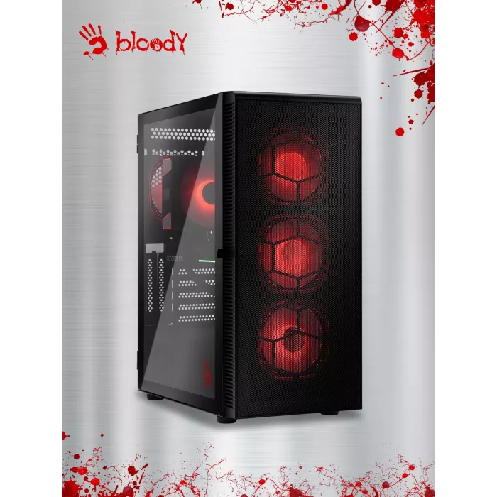 ПК Bloody BD-PC CB76T2 TWR i5 14400F (2.5) 32Gb SSD1Tb RTX5060 8Gb Windows 11 Home 64 2.5xGbitEth 650W черный (RUS) (2141962)