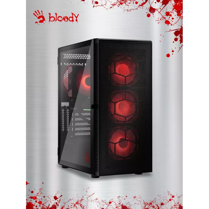 ПК Bloody BD-PC RAB84T2 MT Ryzen 5 7500F (3.7) 32Gb SSD1Tb RTX5060 8Gb Windows 11 Home 64 2.5xGbitEth 650W черный (RUS) (2142036)
