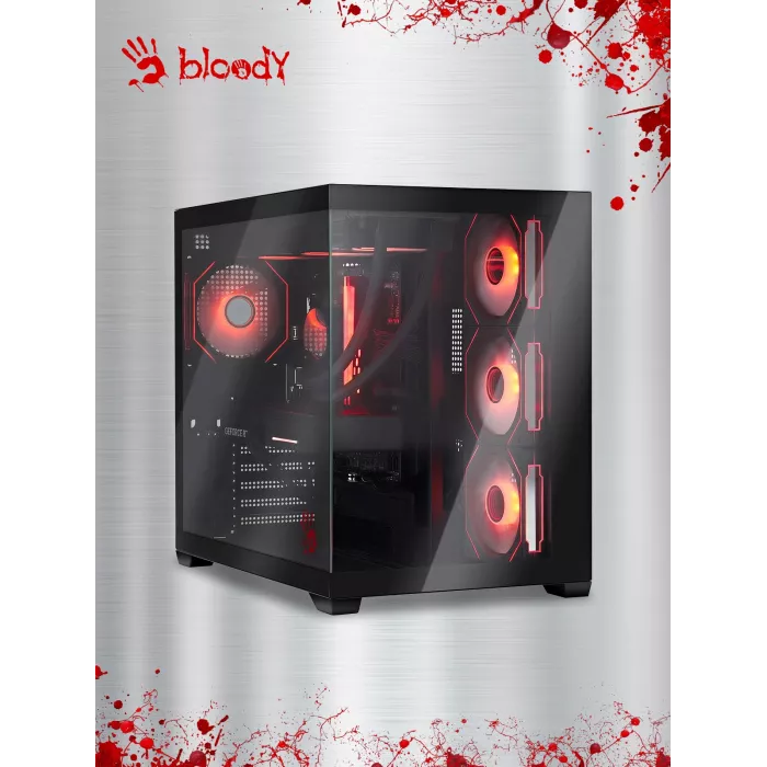 ПК Bloody BD-PC RAB84V2 TWR Ryzen 5 7500F (3.7) 32Gb SSD1Tb RTX5060TI 8Gb Windows 11 Home 64 2.5xGbitEth 750W черный (RUS) (2142124)