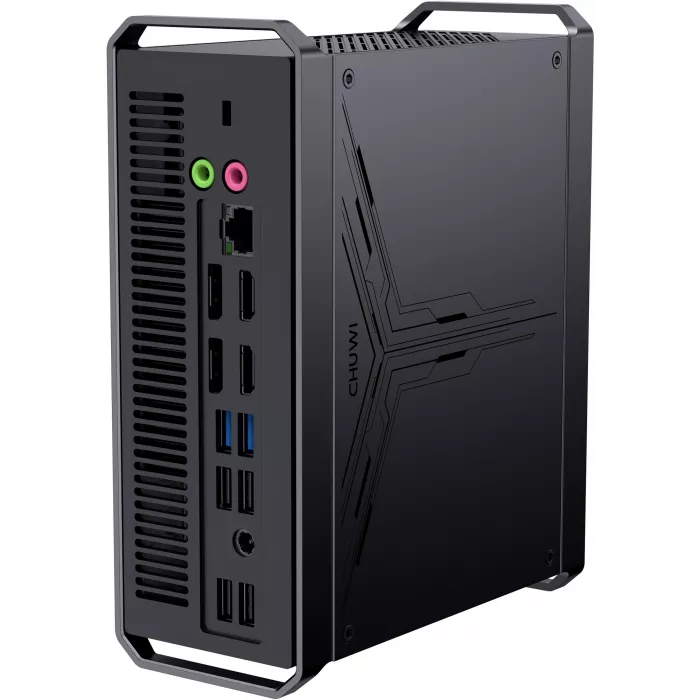 ПК Мини Chuwi CoreBox i5 13420H (2.1) 16Gb SSD512Gb UHDG Windows 11 Pro 2.5xGbitEth WiFi BT 120W серый/черный