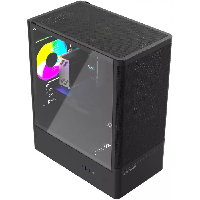 ПК Teclast G03 Ryzen 5 5600 (3.5) 16Gb SSD512Gb RTX3050 6Gb Windows 11 Pro GbitEth WiFi BT 400W черный (G03 560016G5123050BKRU)