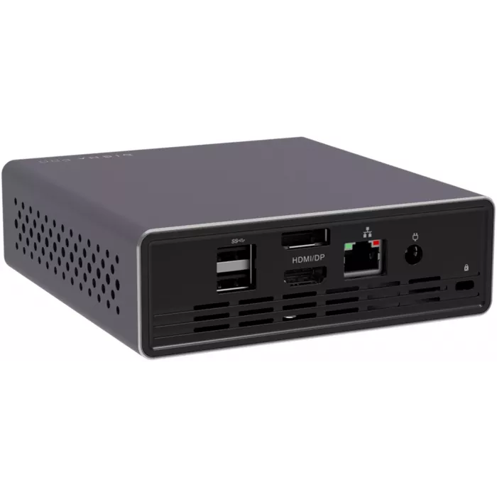 Неттоп Digma Pro Minimax U1 i3 1215U (1.2) 8Gb SSD256Gb UHDG Windows 11 Pro GbitEth WiFi BT 60W темно-серый/черный (DPP3-8CXW01)