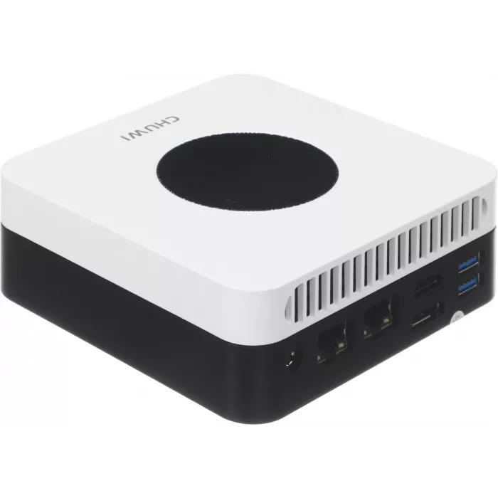 Неттоп Chuwi LarkBox X i3 1220P (1.5) 8Gb SSD256Gb UHDG Windows 11 Pro 2xGbitEth WiFi BT 65W черный/белый