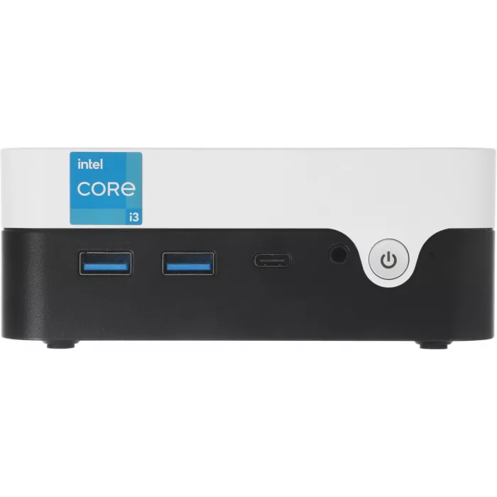 Неттоп Chuwi LarkBox X i3 1220P (1.5) 8Gb SSD256Gb UHDG Windows 11 Pro 2xGbitEth WiFi BT 65W черный/белый
