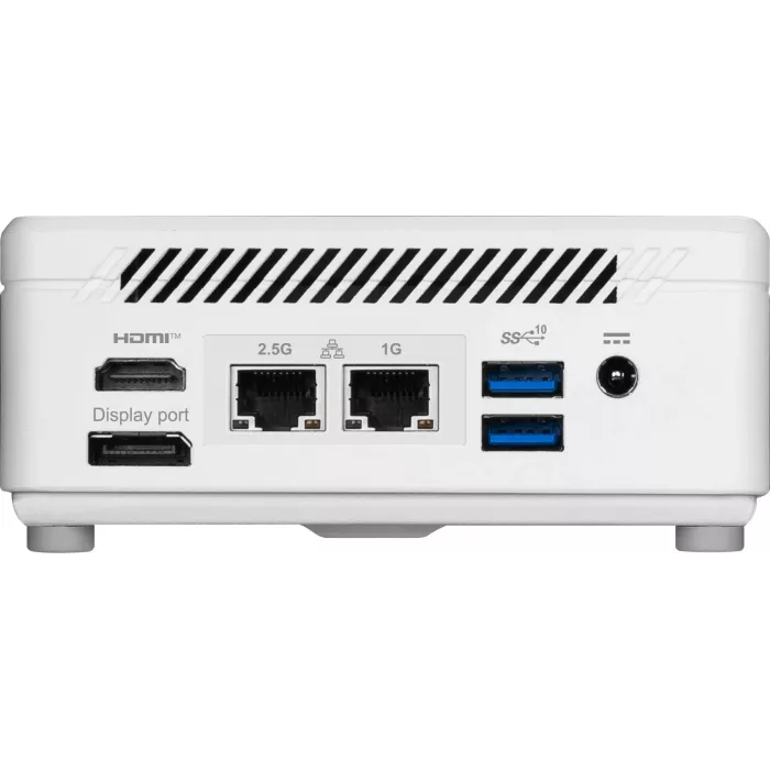 Неттоп MSI Cubi 5 1M-461BRU Core 7 150U (1.8) Graphics без ОС 2.5xGbitEth+1xGbitEth WiFi BT 65W белый (936-B0A822-461)
