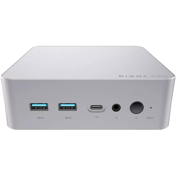 Неттоп Digma Pro Minimax X5 i5 13420H (2.1) 16Gb SSD512Gb UHDG Windows 11 Pro GbitEth WiFi BT 100W серебристый (DPP5-ADXW07)