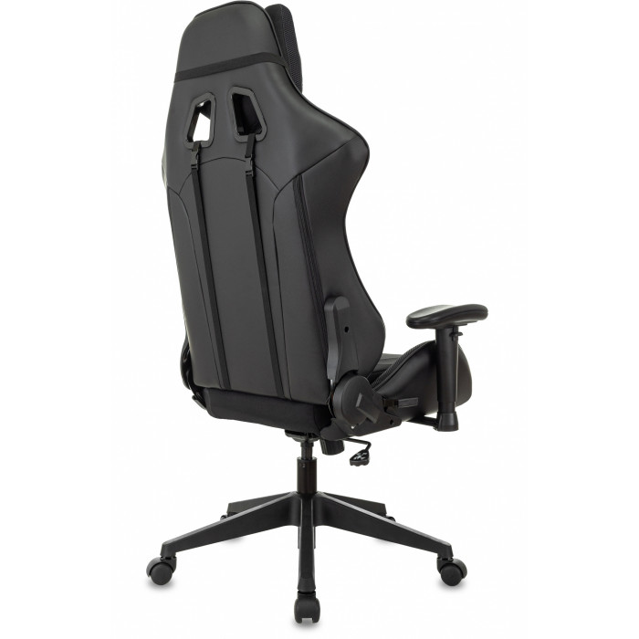 Кресло игровое Zombie Viking 4 Aero черный ткань/эко.кожа с подголов. крестов. пластик