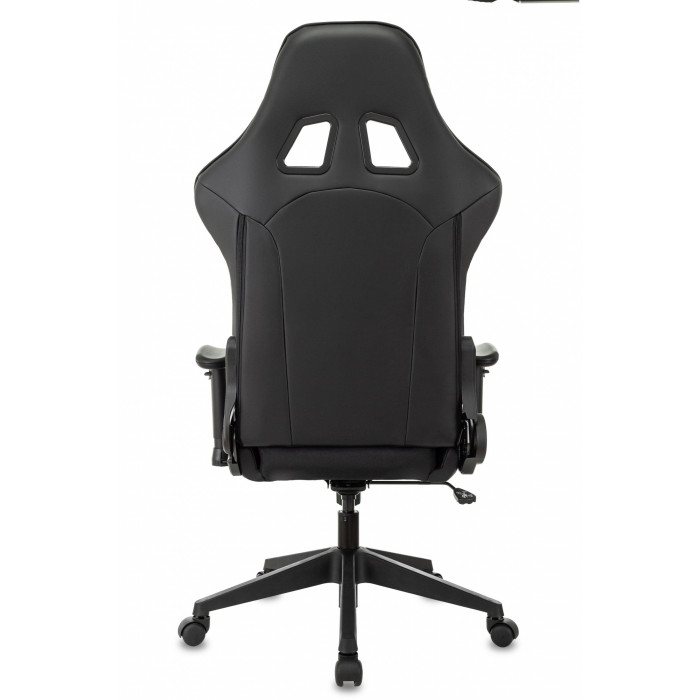 Кресло игровое Zombie Viking 4 Aero черный ткань/эко.кожа с подголов. крестов. пластик