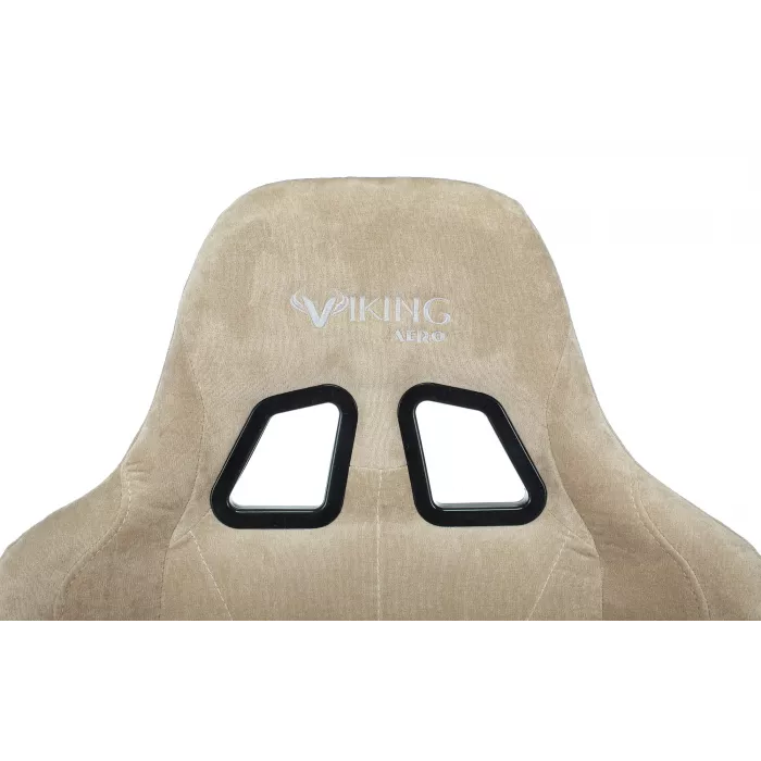Кресло игровое Zombie Viking Knight песочный Light-21 с подголов. крестов. металл