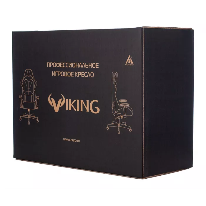 Кресло игровое Zombie Viking Knight черный Light-20 с подголов. крестов. металл