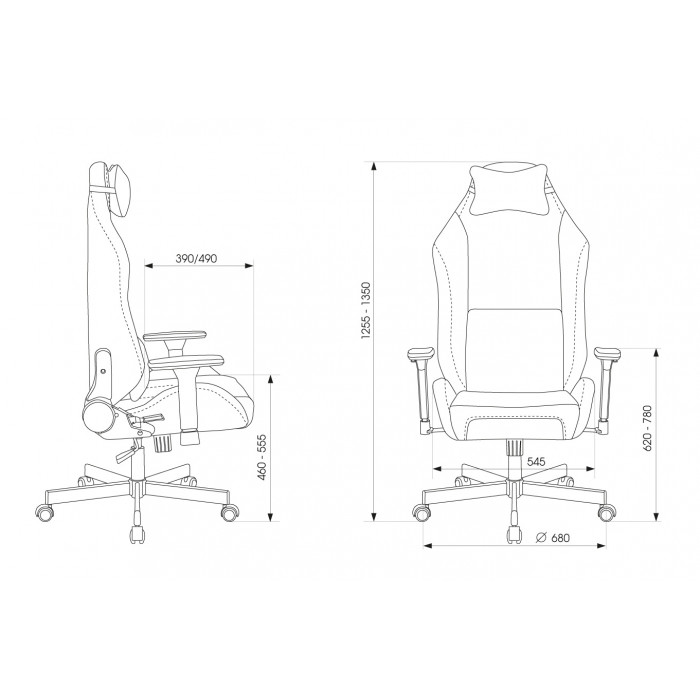 Кресло игровое Knight N1 Fabric розовый Velvet 36 с подголов. крестов. металл