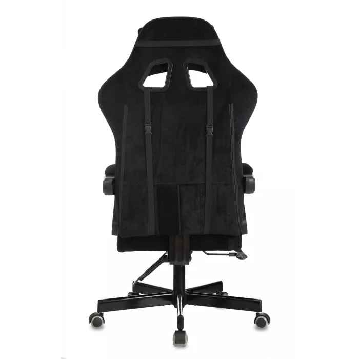 Кресло игровое Knight Terminator черный Light-20 с подголов. крестов. металл