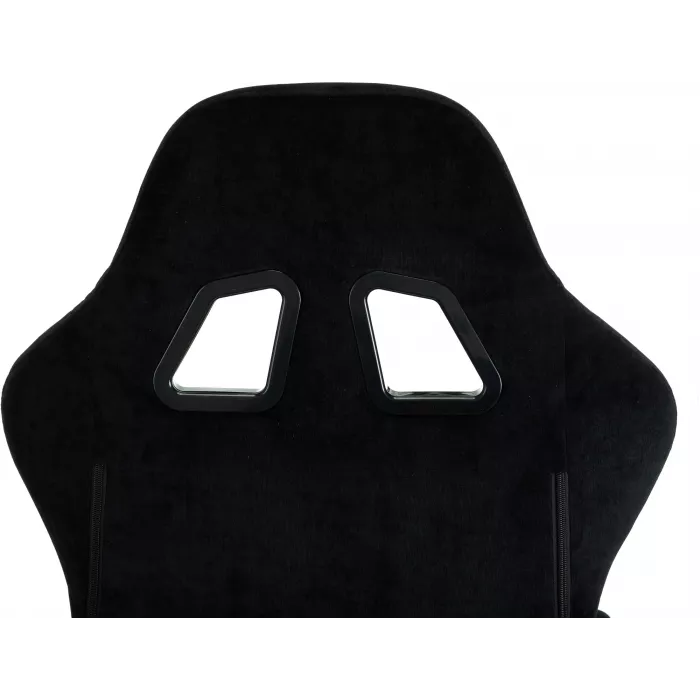 Кресло игровое Knight Terminator черный Light-20 с подголов. крестов. металл