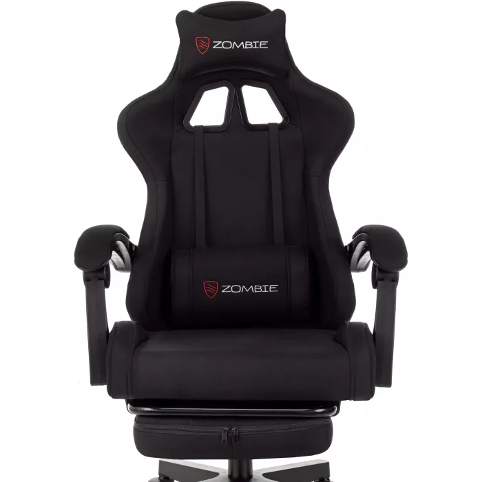 Кресло игровое Zombie Shadow черный Neo Black с подголов. крестов. пластик подст.для ног пластик черный