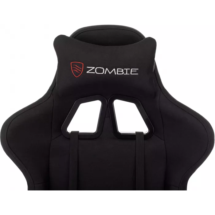 Кресло игровое Zombie Shadow черный Neo Black с подголов. крестов. пластик подст.для ног пластик черный