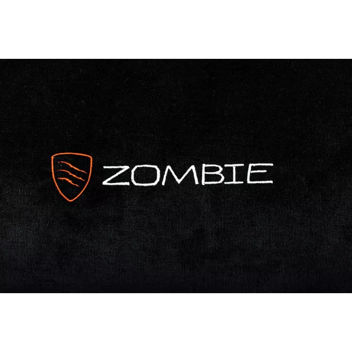 Кресло игровое Zombie Ghost Fabric черный Light-20 с подголов. крестов. пластик