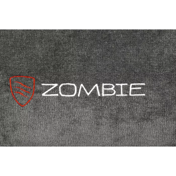 Кресло игровое Zombie Ghost Fabric серый Light-19 с подголов. крестов. пластик