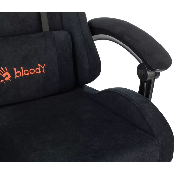 Кресло игровое A4Tech Bloody GC-560 черный Formula 999 искусственная замша с подголов. крестов. металл