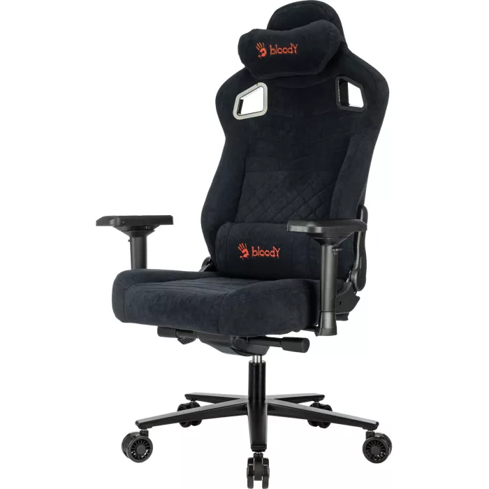 Кресло игровое A4Tech Bloody GC-660 черный Formula 999 искусственная замша с подголов. крестов. металл