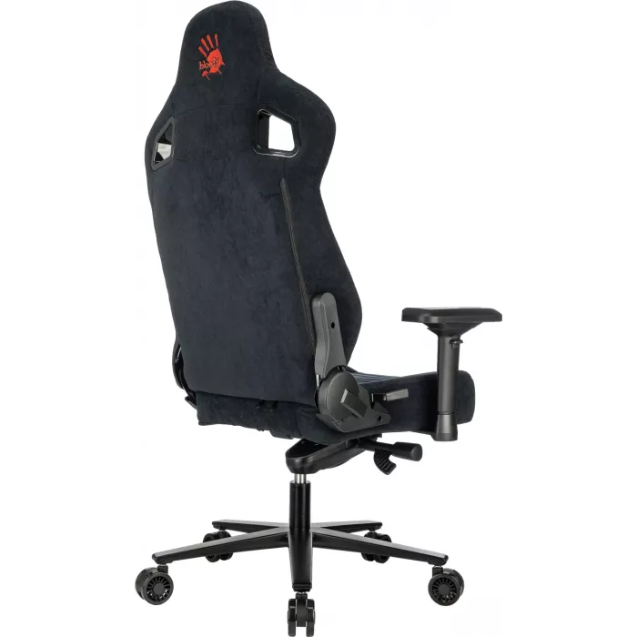 Кресло игровое A4Tech Bloody GC-660 черный Formula 999 искусственная замша с подголов. крестов. металл