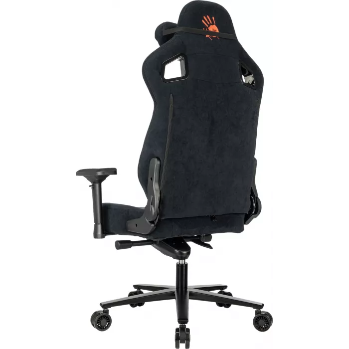 Кресло игровое A4Tech Bloody GC-660 черный Formula 999 искусственная замша с подголов. крестов. металл