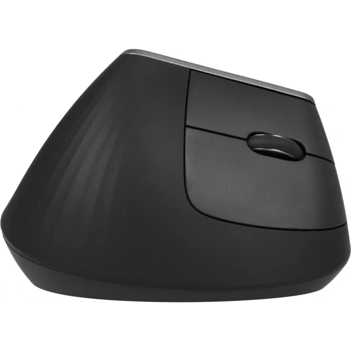 Мышь Logitech MX Vertical черный/серебристый оптическая 4000dpi беспров. BT/Radio USB 4but (910-005449)