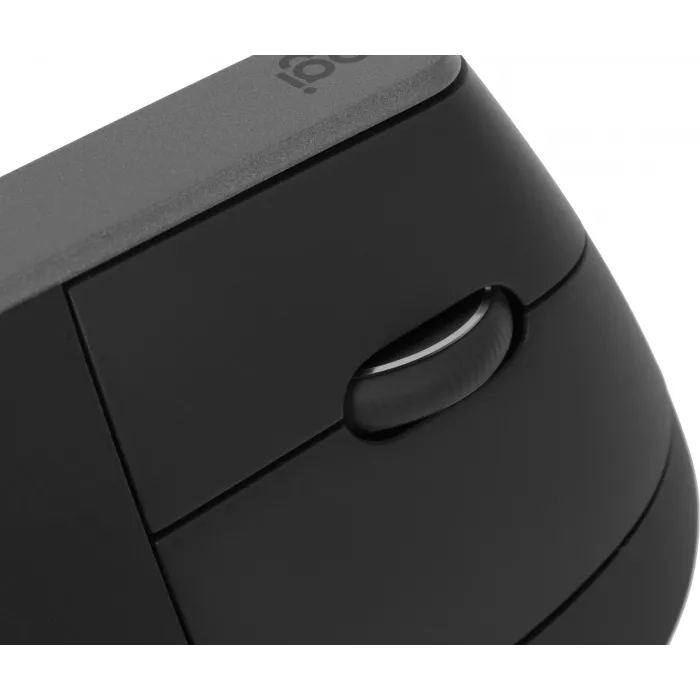Мышь Logitech MX Vertical черный/серебристый оптическая 4000dpi беспров. BT/Radio USB 4but (910-005449)