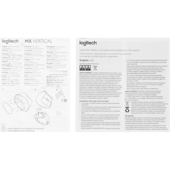 Мышь Logitech MX Vertical черный/серебристый оптическая 4000dpi беспров. BT/Radio USB 4but (910-005449)