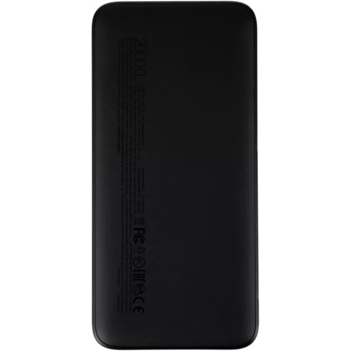 Мобильный аккумулятор Xiaomi Redmi PB200LZM 20000mAh QC3.0 18W 2.4A 2xUSB-A черный (VXN4304GL)