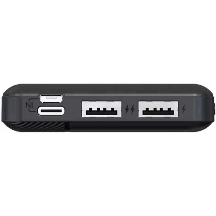 Мобильный аккумулятор Buro BP10A 10000mAh 10W 2A 2xUSB-A/USB-C черный (BP10A10PBK)
