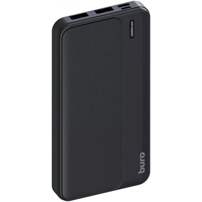 Мобильный аккумулятор Buro BPF10A 10000mAh QC3.0/PD3.0 22.5W 3A 2xUSB-A/USB-C черный (BPF10A22PBK)