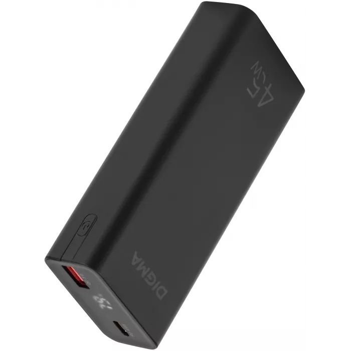 Мобильный аккумулятор Digma DGPF10E 10000mAh QC3.0/PD3.0 45W 4.5A USB-A/USB-C черный (DGPF10E45ABK)