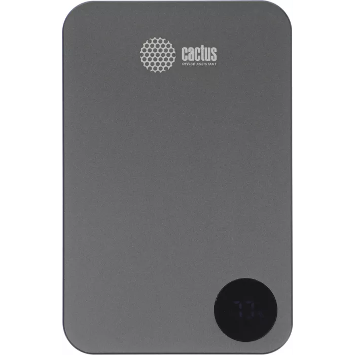 Мобильный аккумулятор Cactus CS-PBFSTA-10000 10000mAh 22.5W 4.5A USB-C беспров.зар. серый