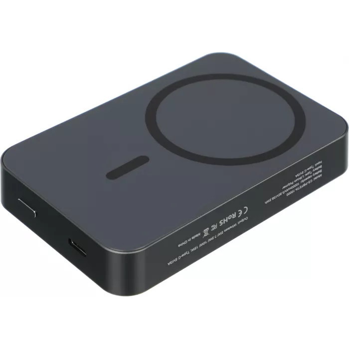 Мобильный аккумулятор Cactus CS-PBFSTA-10000 10000mAh 22.5W 4.5A USB-C беспров.зар. серый