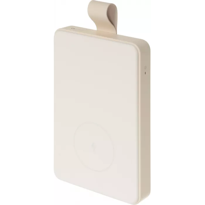 Мобильный аккумулятор Xiaomi BHR9074GL 6000mAh Qi 15W 2.4A USB-C беспров.зар. бежевый