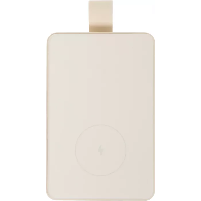 Мобильный аккумулятор Xiaomi BHR9074GL 6000mAh Qi 15W 2.4A USB-C беспров.зар. бежевый