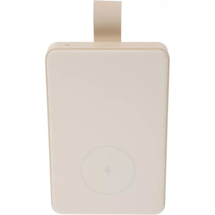 Мобильный аккумулятор Xiaomi BHR9074GL 6000mAh Qi 15W 2.4A USB-C беспров.зар. бежевый