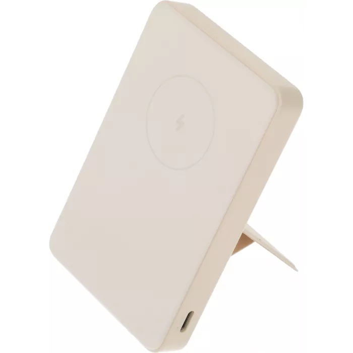 Мобильный аккумулятор Xiaomi BHR9074GL 6000mAh Qi 15W 2.4A USB-C беспров.зар. бежевый