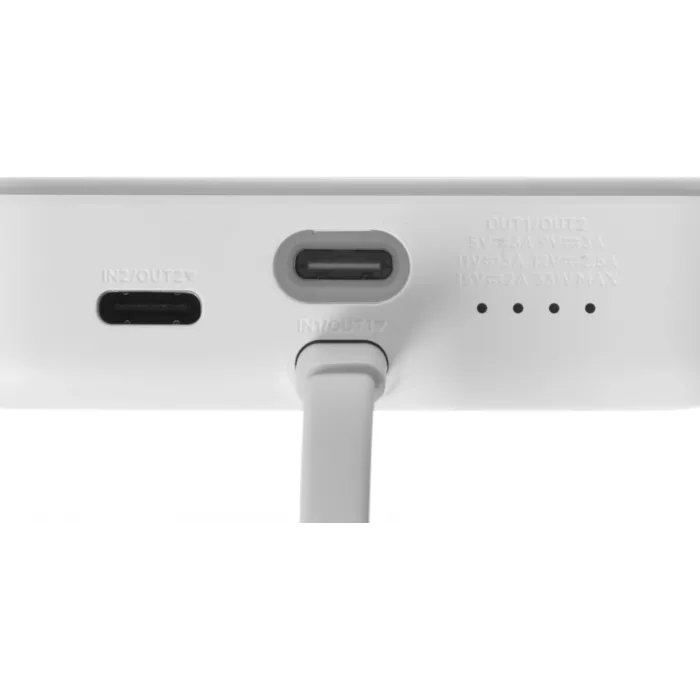 Мобильный аккумулятор Xiaomi Magnetic BHR9822GL 10000mAh QC3.0/PD2.2 33W 3A USB-A/USB-C белый
