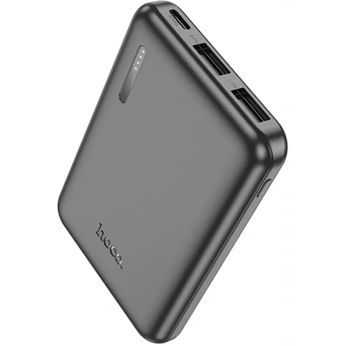 Мобильный аккумулятор Hoco J115 5000mAh 18.5W 2A 2xUSB-A черный