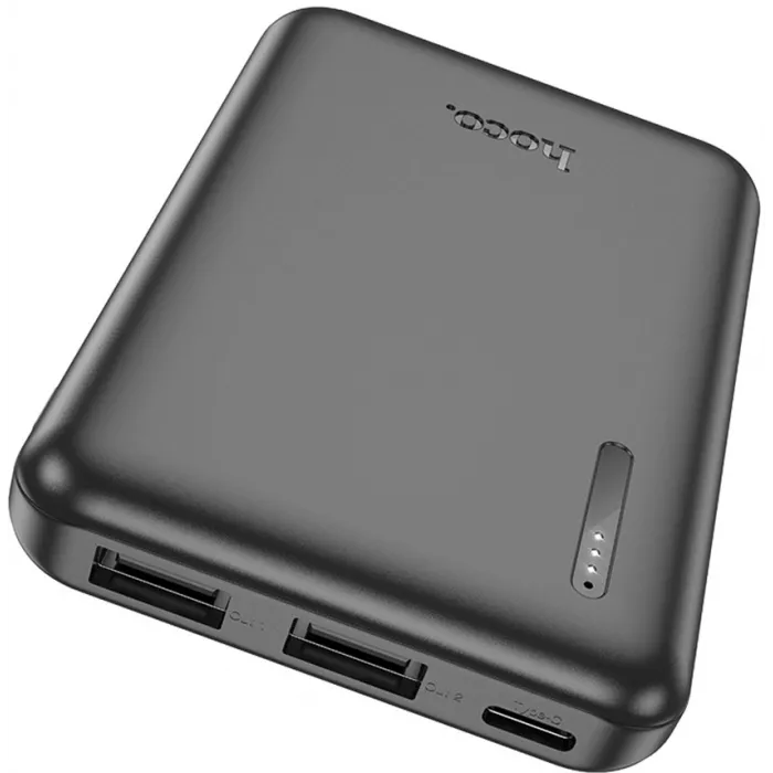 Мобильный аккумулятор Hoco J115 5000mAh 18.5W 2A 2xUSB-A черный