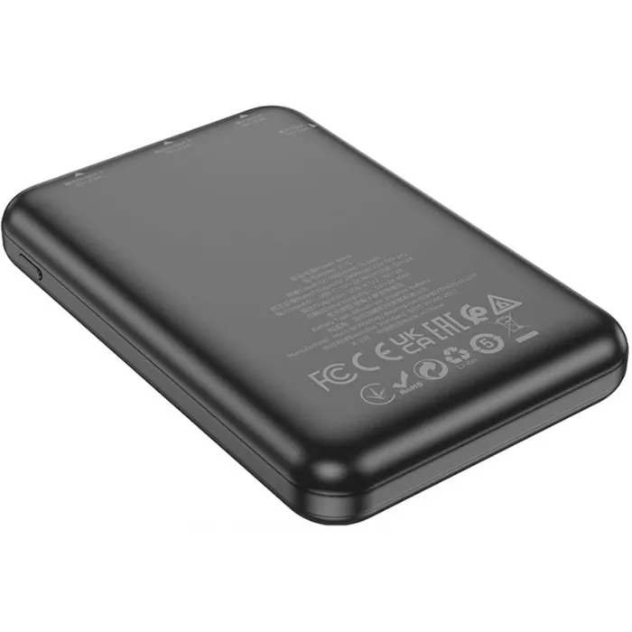 Мобильный аккумулятор Hoco J115 5000mAh 18.5W 2A 2xUSB-A черный